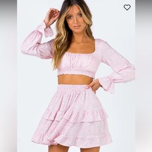 Princess Polly THE SUSANNA SET BLUSH. Worn once